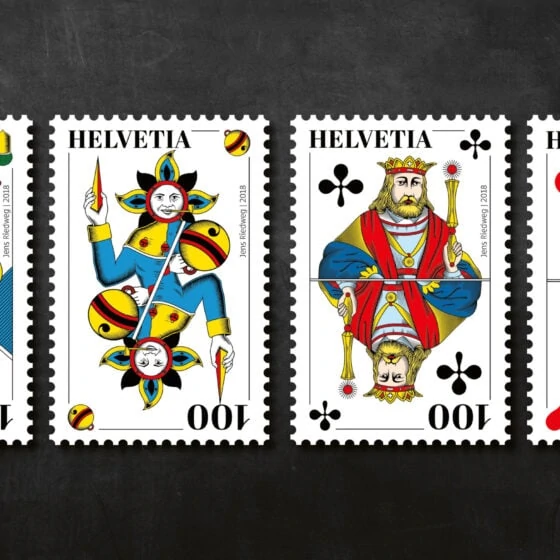 Briefmarkenserie Schweizer Jass