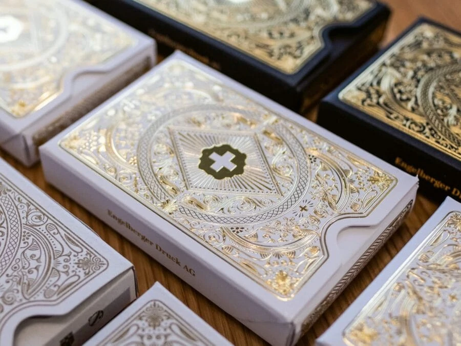 Schweizer Jass Gold Deluxe Verpackungen